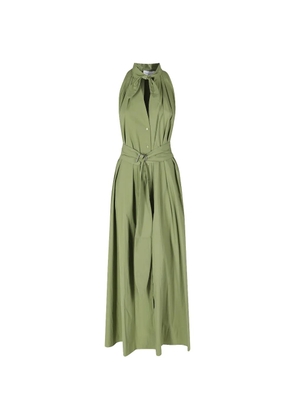 Isabelle Blanche belted maxi dress - Green
