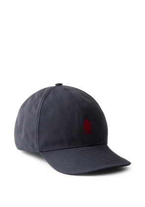 Prada old gabardine baseball cap - Blue