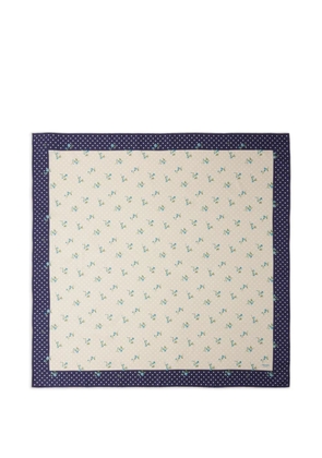 Prada printed silk twill scarf 90 - Neutrals