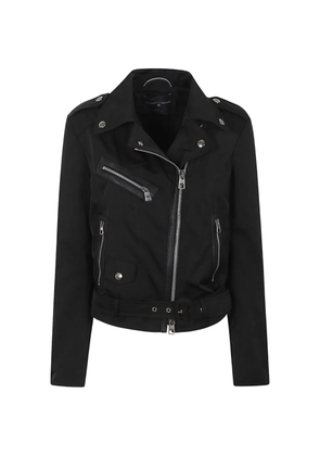 Ermanno Scervino zip-detail belted jacket - Black