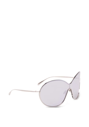 Alaia Eyewear oversized-frame sunglasses - Silver