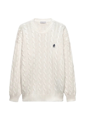 Prada cotton crew-neck sweater - White