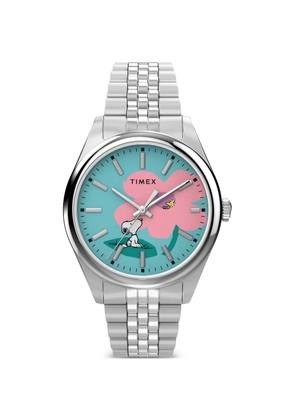 TIMEX x Peanuts® Legacy 36mm watch - Blue