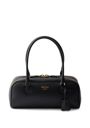 Prada medium leather top-handle bag - Black