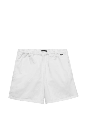 Prada twill swim trunks - White