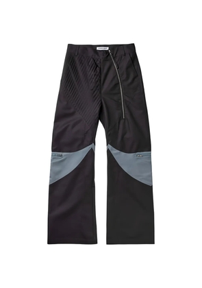 FFFPOSTALSERVICE Sahara contrast-insert trousers - Purple