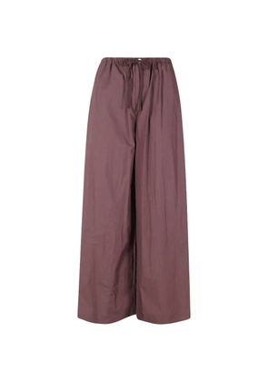 Isabelle Blanche drawstring-waist pants - Purple