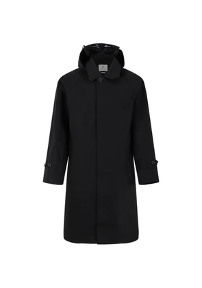 C.P. Company x Mackintosh Goggle-detail hooded coat - Black