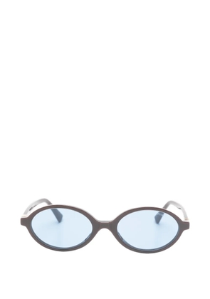 Miu Miu Eyewear oval-frame sunglasses - Brown