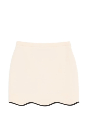 Valentino Garavani mini mini in Crepe Couture skirt - Neutrals