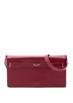 Christian Dior Pre-Owned 2017 Leather Convertible Flap shoulder bag - Red