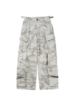 FFFPOSTALSERVICE Engineer camouflage-print cargo pants - Grey