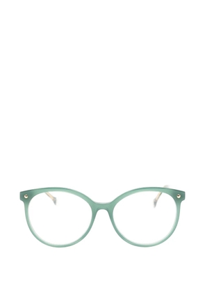 Carolina Herrera round-frame glasses - Green