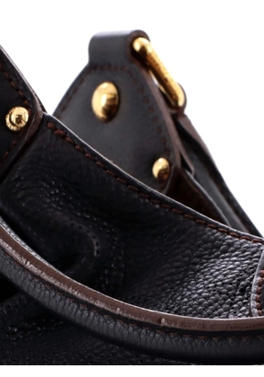 Louis Vuitton Pre-Owned L Mahina Leather hobo bag - Black