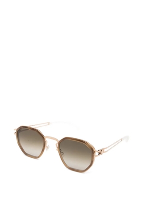 Mykita Gia geometric-frame sunglasses - Brown