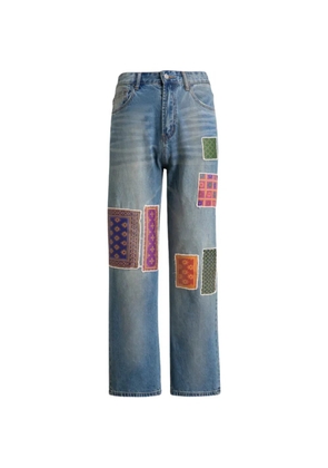 FOUND Kantha patchwork jeans - Blue