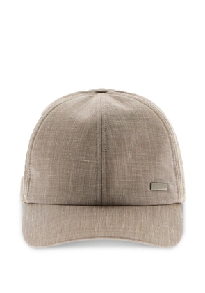 Herno elasticated-strap baseball cap - Neutrals