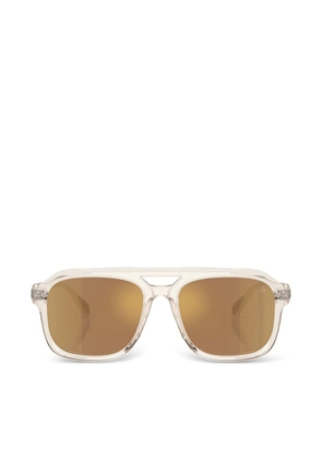Moncler Eyewear Vantos square-frame sunglasses - Neutrals