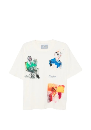 KidSuper paintings printed T-shirt - Neutrals