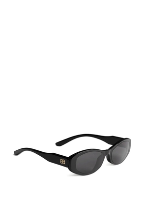 Balenciaga Eyewear Nova oval sunglasses - Black