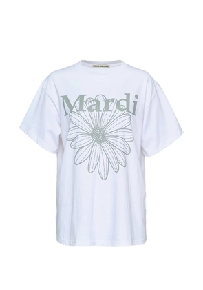 Mardi Mercredi flower-print T-shirt - White