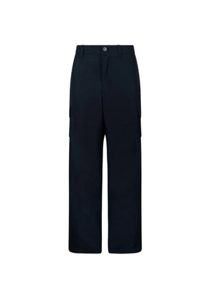 Stone Island logo-patch cargo pants - Blue