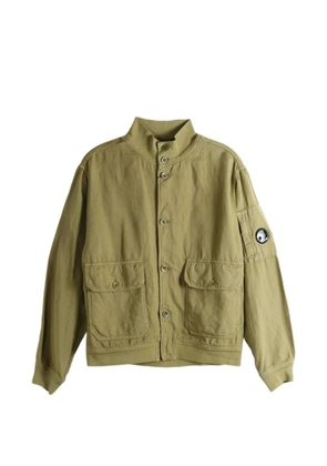 C.P. Company Broken Twill Lens button-up jacket - Green