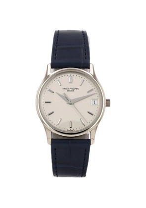 Patek Philippe 1990s Calatrava 34mm watch - Silver