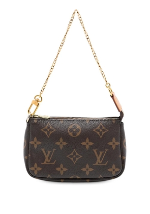 Louis Vuitton Pre-Owned 2019 Monogram Mini Pochette Accessoires handbag - Brown