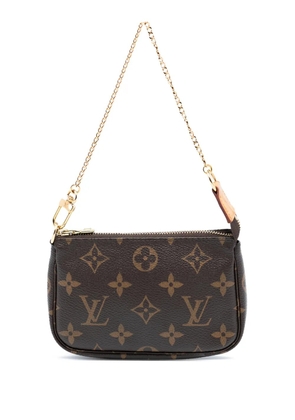 Louis Vuitton Pre-Owned 2021 Monogram Mini Pochette Accessoires handbag - Brown