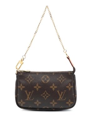Louis Vuitton Pre-Owned 2021 Monogram Mini Pochette Accessoires handbag - Brown
