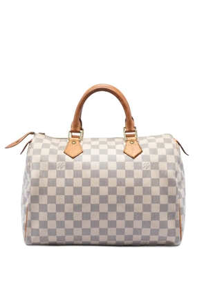 Louis Vuitton Pre-Owned 2012 Damier Azur Speedy 30 boston bag - White