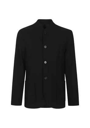 Harris Wharf London Nehru mandarin-collar button-up jacket - Black