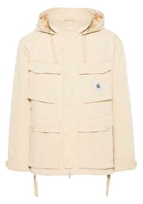 Carhartt WIP Balto logo-patch hooded jacket - Neutrals