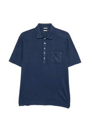 Massimo Alba chest-pocket polo shirt - Blue