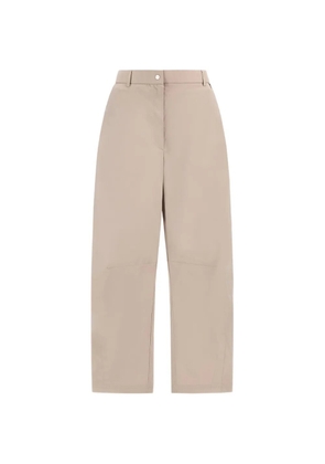 Herno barrel-leg trousers - Neutrals
