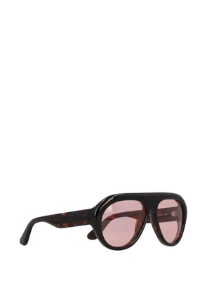 ROTATE BIRGER CHRISTENSEN tortoiseshell-effect pilot sunglasses - Brown