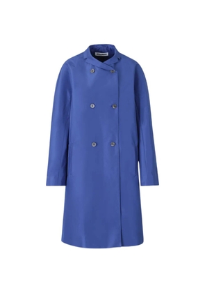 Jil Sander double-breasted coat - Blue