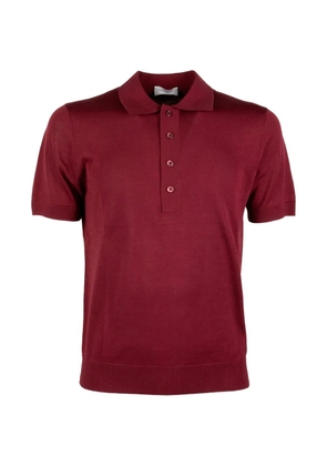 Paolo Pecora short-sleeve polo shirt - Red