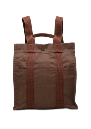 Hermès Pre-Owned 1990-2010 Canvas Herline MM backpack - Brown