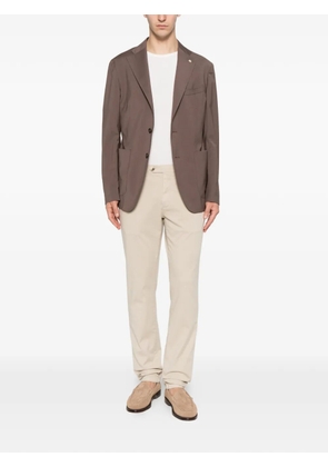 Manuel Ritz Nuvola notch-lapel jacket - Neutrals
