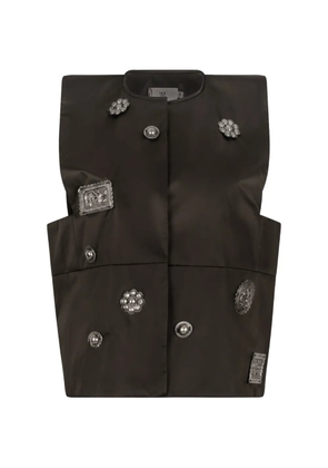 HUI MILANO Geranium vest - Brown