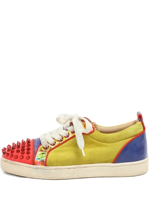 Christian Louboutin Pre-Owned Louis Junior Spikes sneakers - Yellow