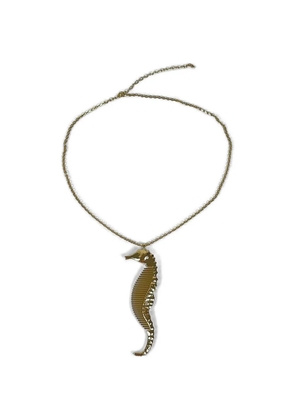 Vivetta seahorse-pendant cable-link necklace - Gold