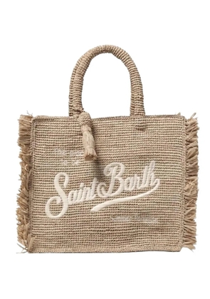 MC2 Saint Barth Colette fringed-edge tote bag - Neutrals