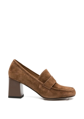 SERGIO MORETTI FIRENZE suede pumps - Brown