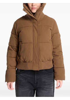 Desigual padded hooded puffer jacket - Brown