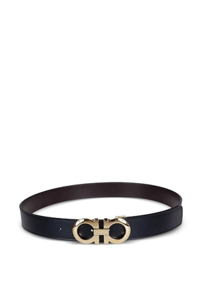 Ferragamo Gancini leather belt - Black