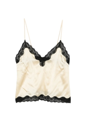 ROTATE BIRGER CHRISTENSEN lace-trim camisole top - Neutrals