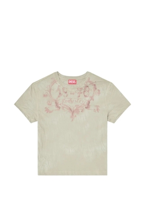 Diesel graphic-print cotton T-shirt - Neutrals